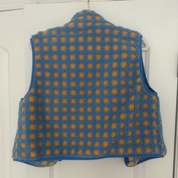 Montana Vest | Blue + Yellow Midnight Lunch, hardly worn - Picture 5 of 6